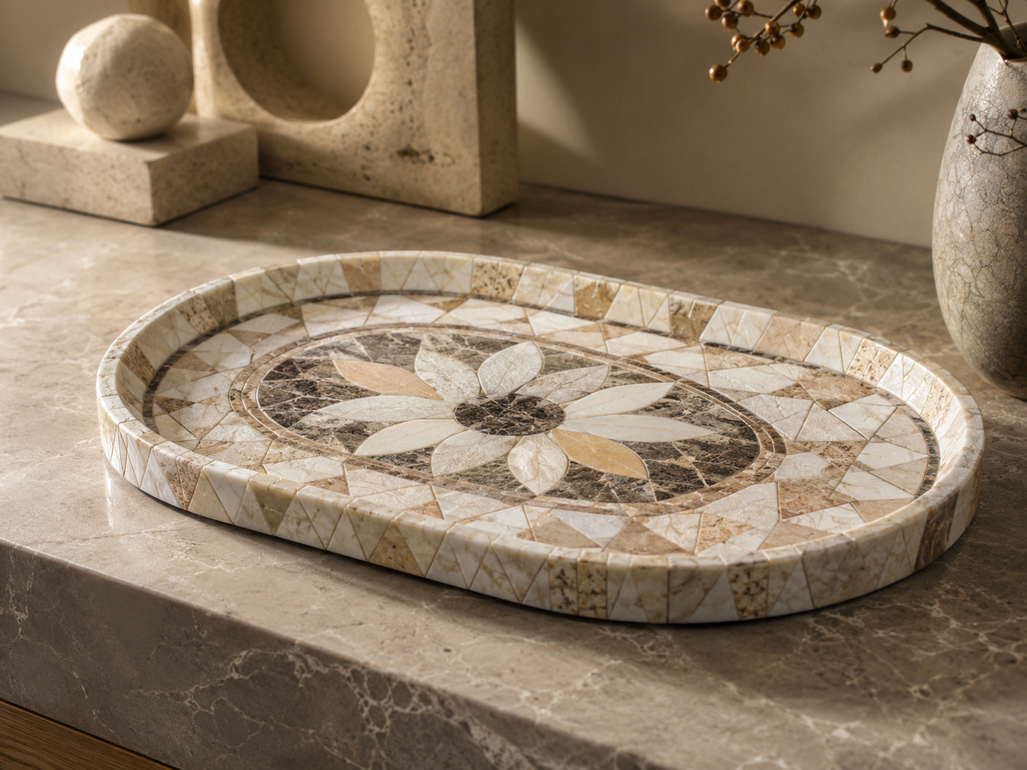 Decorative Mosaic Tray