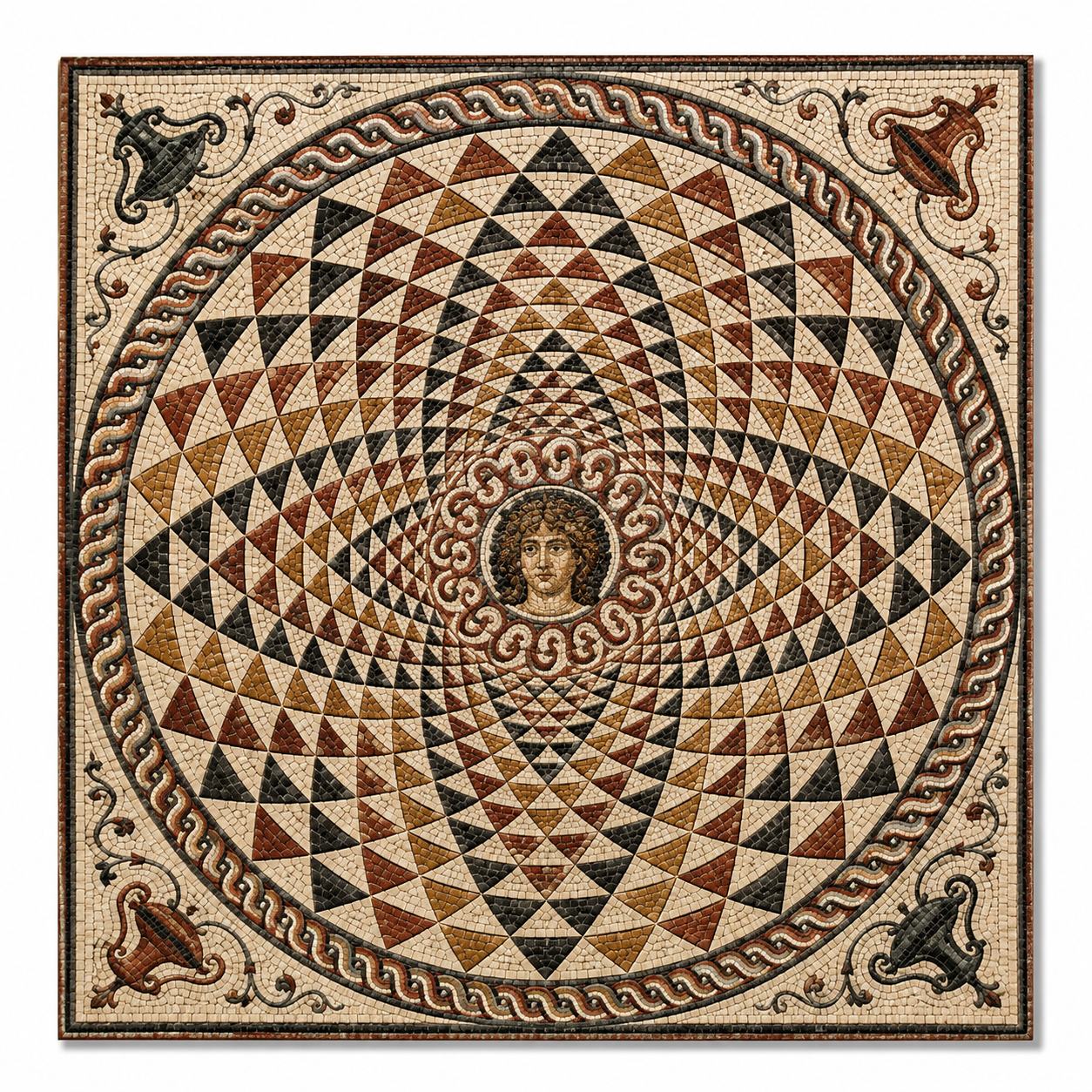 Circular mosaic